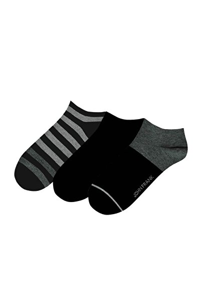 John Frank Erkek Üçlü Kısa Çorap