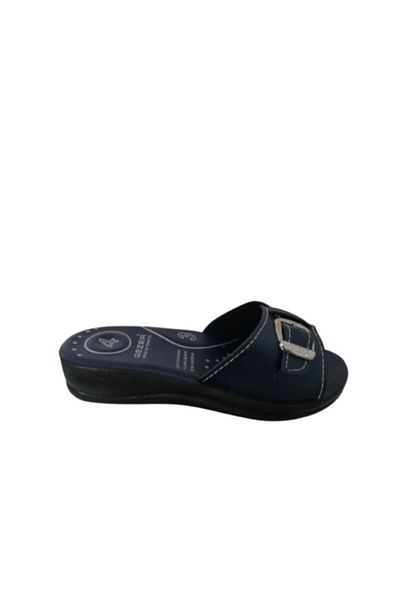 GEZER Ge088-010 Γυναικείες παντόφλες για περπάτημα με ορθοπεδική σόλα με μπλε ναυτικό