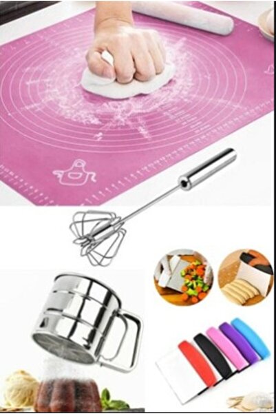 Genel Markalar Hamur Pasta Börek Seti; Hamur Matı, Otomatik Çırpıcı, Hamur Sp...