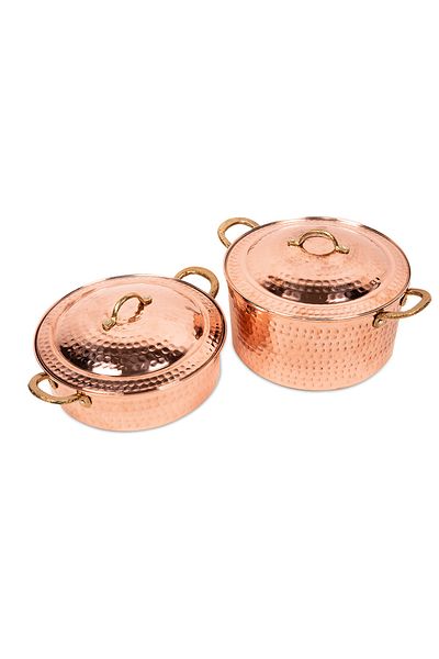 Handygoo Anatolian Forged Copper Pot Set