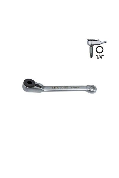 CETA FORM F26/br2 رأس مقبض بسقاطة رقم: 2 - 1/4' × 90 مم