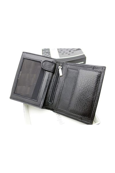 MODA Genuine Leather Men's Classic Wallet Upright Model