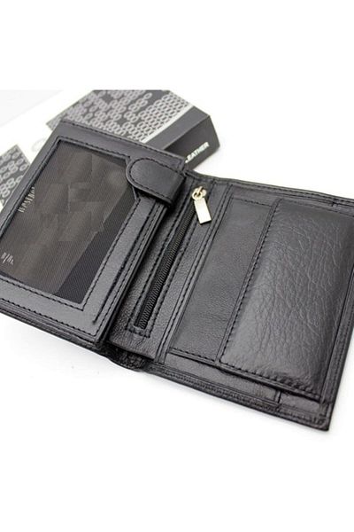 MODA Genuine Leather Men's Classic Wallet Upright Model
