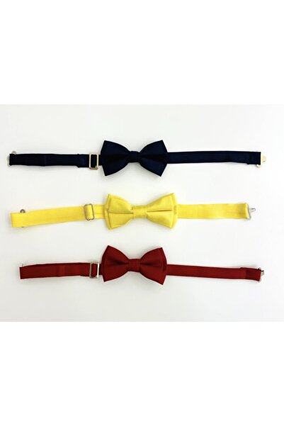 ChatonDor Erkek Çocuk Renkli Papyon Set 3'lü