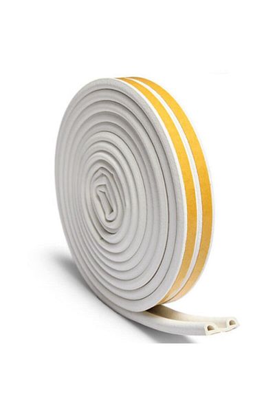 Linex White Wick Adhesive Cold Insulation Tape - Door Window, 5m*2=10m