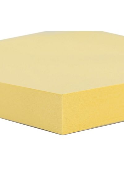 Bigpoint Yellow 75x75mm Adhesive Note Paper - Pack of 12