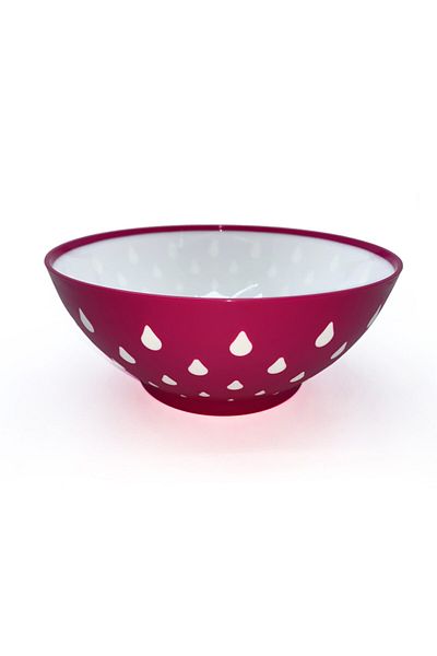 Melkan Home Drop Pattern Bowl Millenium Pink Color 3 Liter