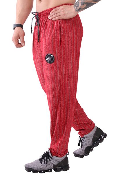 Big Sam Shalwar Cut Summer Sweatpants Red 1183
