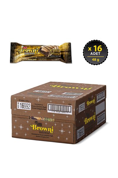 Eti Browni Intense Gold - 48g X 16 Chocolate Cake