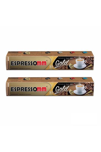 ESPRESSOMM Nespresso Compatible Gold Capsule Coffee (20 PCS)