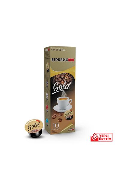 ESPRESSOMM Tchibo Cafissimo Gold Capsule Coffee - Compatible (100 Pcs)