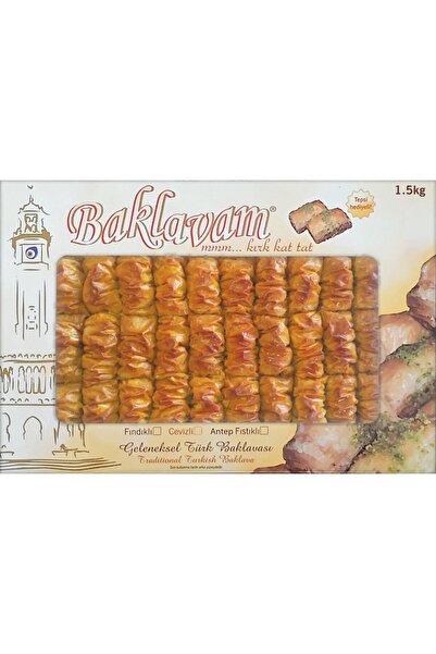 Seymen Cevizli Burma Baklava 20x30 Cm Tepsi