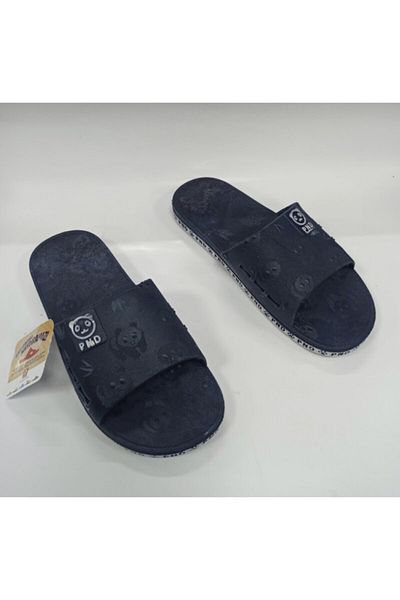 GEZER Unisex Navy Blue Daily Non-Slip Sole Slippers