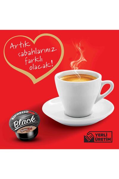 ESPRESSOMM Tchibo Cafissimo Compatible Black Capsule Coffee (20 Pcs)