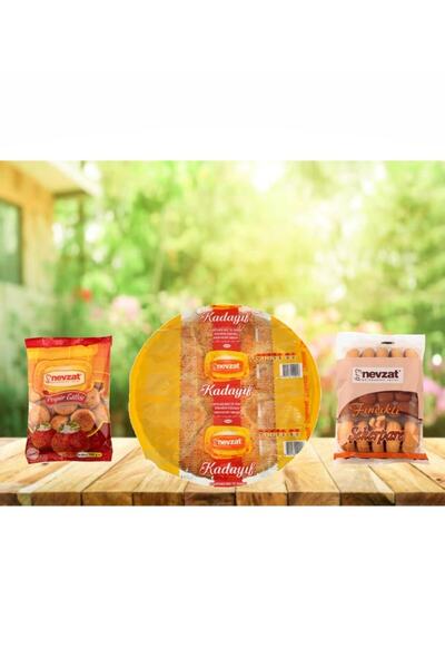 Nevzat Peynir Tatlısı 160 Gr-tepsi Kadayıf 400 Gr-fındıklı Şekerpare 250 Gr