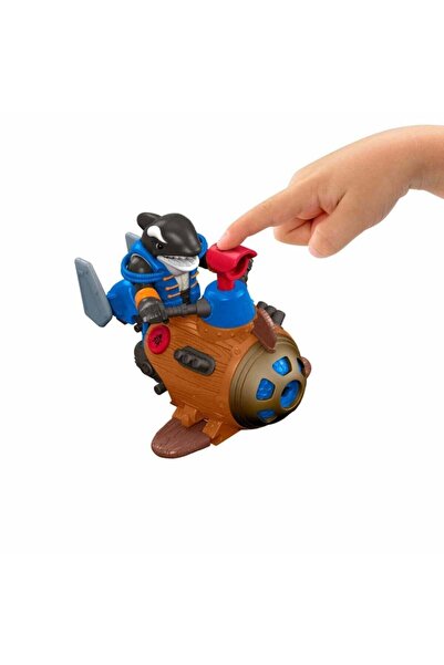 Imaginext Shark Minisub Korsan Oyun Seti Dhh73