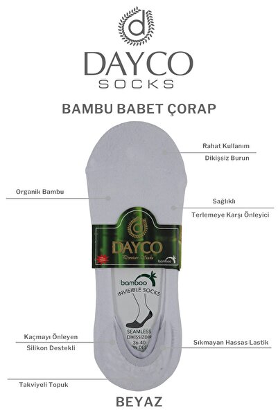 DAYCO Bamboo 4-pack Women's Ballerinas (black-beige-white)
