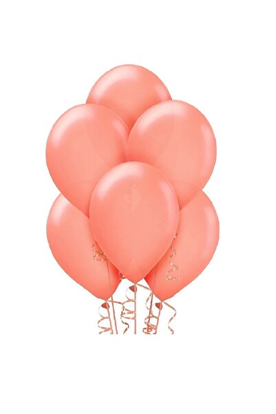 Doğumgünü Marketim Metallic Balloon 20 Pieces Rose Gold