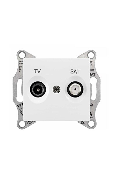 Schneider Electric Sedna Beyaz Ikili F Tipi Sonlu Sat Prizi