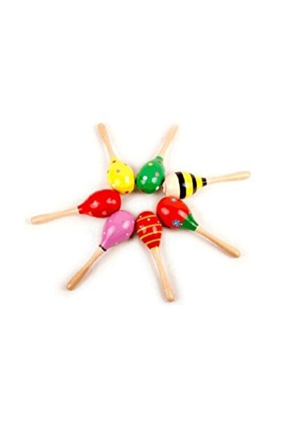 Happyland Renkli Ahşap Marakas 1 Adet