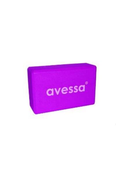 AVESSA Purple Yoga Block - Pilates Block - Sports - 3x6x9''