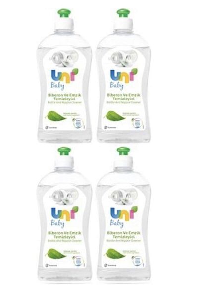 Eczacıbaşı Uni Baby Bottle and Pacifier Cleaner Detergent 500 Ml 4 Pieces