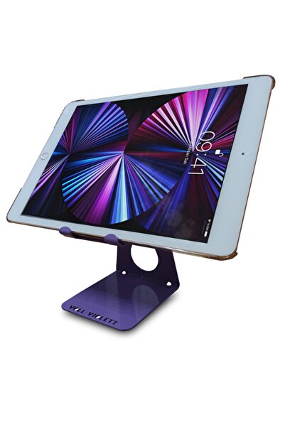 VOLL BLUME VOLL VIOLETT Metal Tablet Pc Phone Holder Stand Cooler - Lilac
