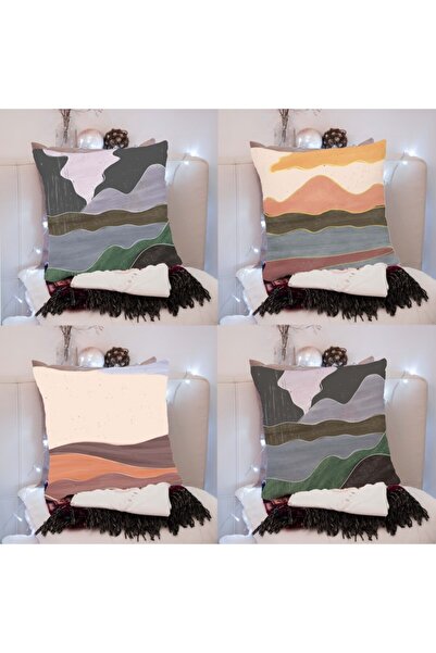 LadiesHome Husă de pernă decorativă, imprimată digitală, cu două fețe, cu des...