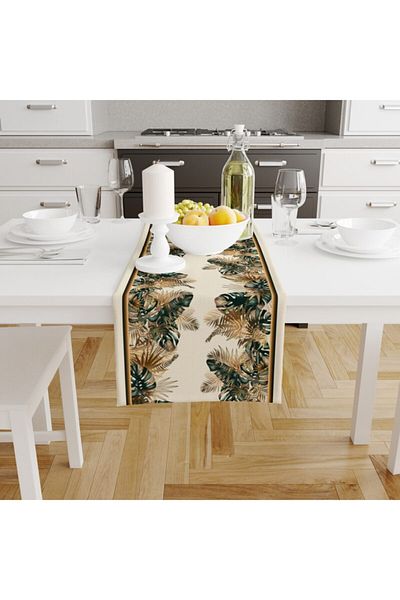 LUX VIE Runner 40*140 εκ. Διακοσμητικό μοτίβο Τραπεζομάντιλο από μαλακό πλεκτό υφαντό ύφασμα Runner