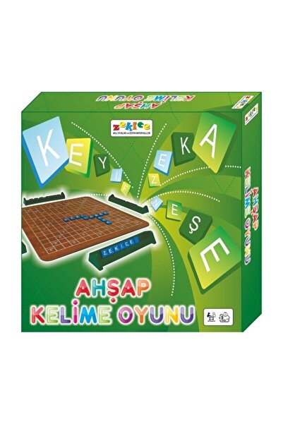 Zekice Ahşap Kelime Oyunu Scrabble