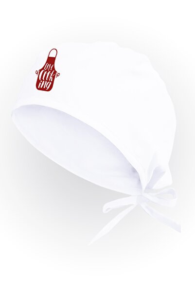 Tasarım Trend Ειδικό καπέλο με θέμα τον σεφ, Unisex, λευκό