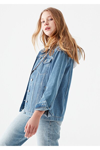 Mavi Women's Karla Hooded Jean Jacket 110154-29899