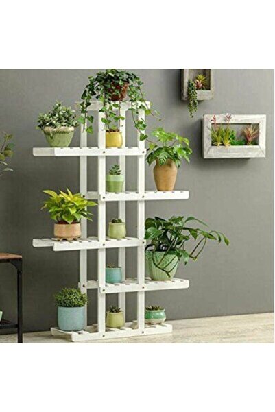 Genel Markalar Çiçeklik Çeşitleri Çiçek Sehpası Rafı Modelleri Saksılık Ahşap...