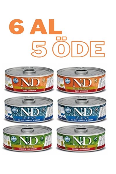 N&D Konserve Kedi (6 ADET X 70GR)