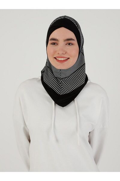 Ecardin Black Sports Bonnet