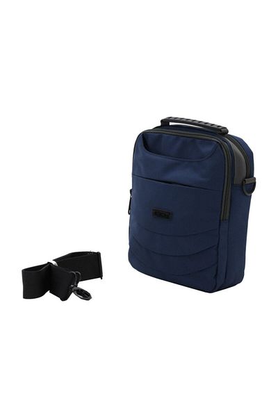ÇÇS 31236 Ανδρική τσάντα Portfolio από ύφασμα πολυεστέρα με ιμάντα ώμου και λαβές μεταφοράς