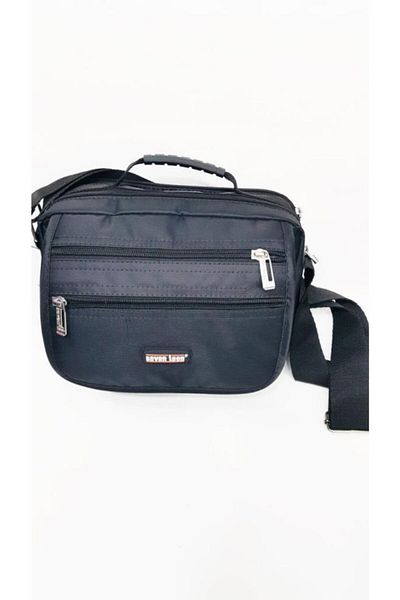 SEVENTEEN Men's Black Oversized Handbag