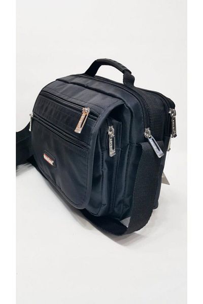 SEVENTEEN Men's Black Oversized Handbag