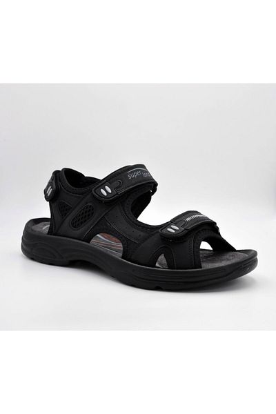 Süperland Unisex Μαύρα Σανδάλια Trekking