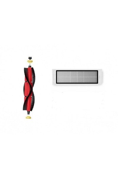 Roborge Roborock S5 Max - فرشاة رئيسية واحدة وفلتر Hepa واحد، مجموعة من قطعتين