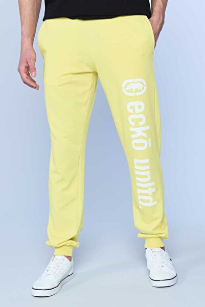 ECKO UNLTD John Sarı Erkek Baskılı Eşofman Alt