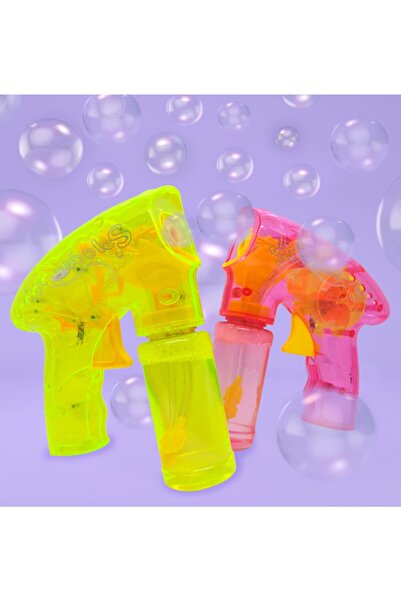 Gokidy Pembe Işıklı Köpük Balon Tabancası