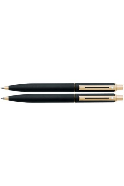 Sheaffer Sentinel Ballpoint & Versatil Pen Set Matte Black Gold 327-9