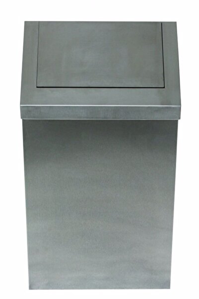 KG-GOLDPAPER Sn 312 60 Litre Sallanır Kapaklı Paslanmaz Çöp Kovası