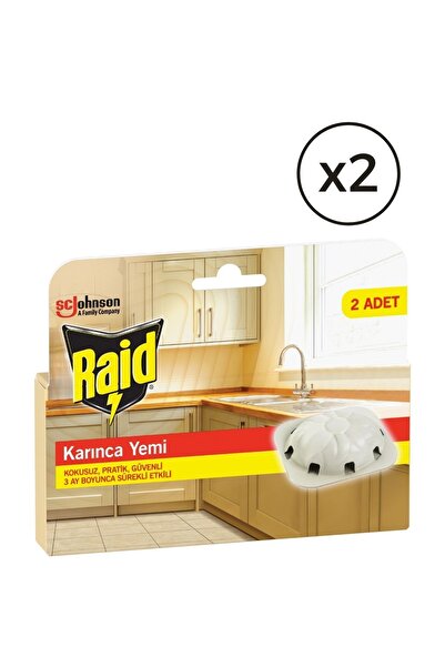 Raid Karınca Yemi 2'li, Her Tablet Ile 3 Ay Koruma X2