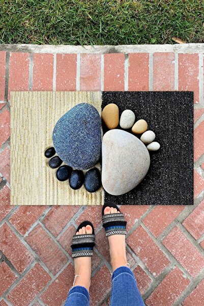 Buket Home سجادة أمامية للباب متعددة الأغراض للديكور الداخلي والخارجي