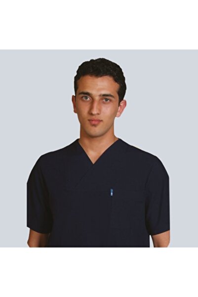 PRODEXY بدلة جيرسي للخدمة الجراحية باللون الأزرق الداكن للرجال