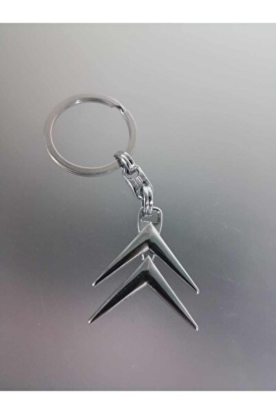 GARDENAUTO سلسلة مفاتيح معدنية ثلاثية الأبعاد Citroen C5 Aircross - سلسلة مفا...