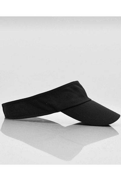 Çalıkuşu Unisex Black UV Protective Visor Cap Visor Tennis Hat