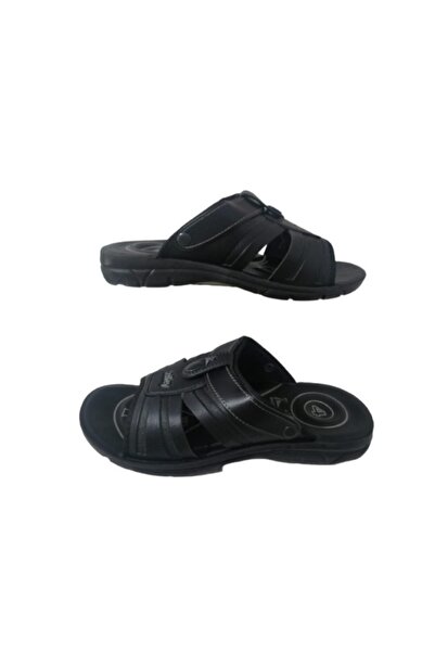 Ziley Zl022-010 Men's Black Daily Walking Slippers Sandals